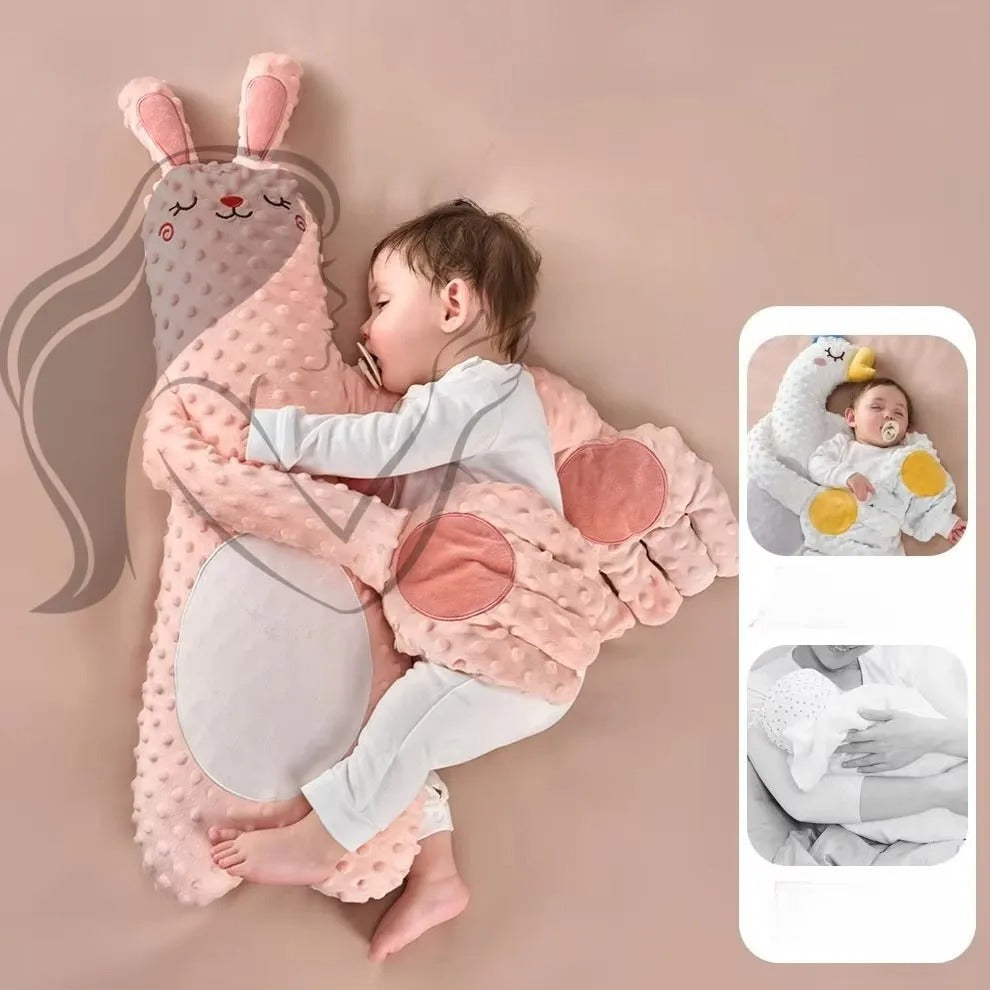 Baby Resting Between Two BabyBlush Companions